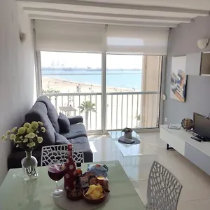 Paradis Playa Apartamento En 1ª Línea De Mar Con Magníficas Vistas , La Pineda España